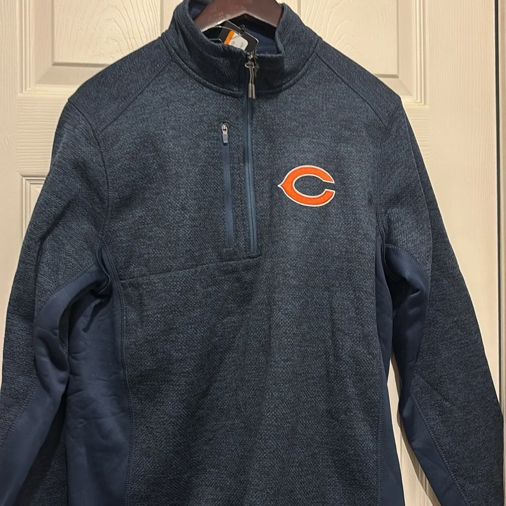‼️NWT‼️Antigua Chicago Bears 1/4 pullover - Picture 2 of 4